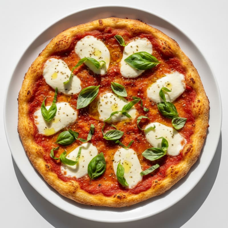 Classic Margherita Pizza with Fresh Basil