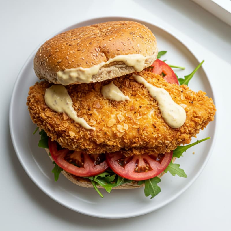 Crispy Buttermilk Fried Chicken Sandwich