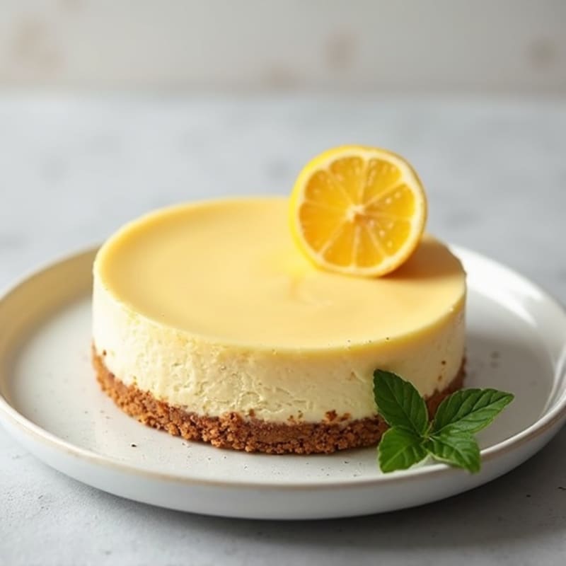 Silky Greek Yogurt Protein Cheesecake