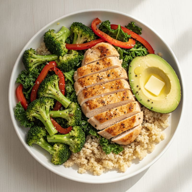 Chicken and Veggie Power Bowl