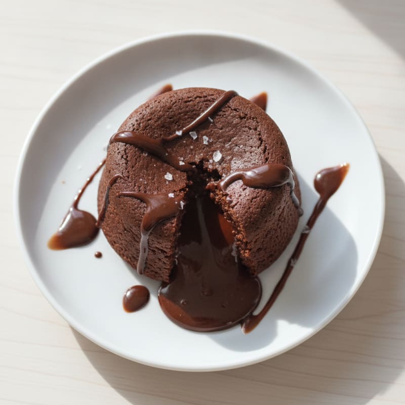 Chocolate Protein Lava Cake