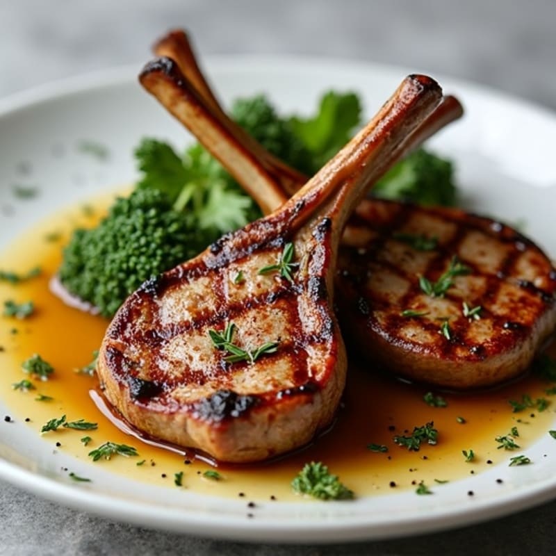 Grilled Herb Lamb Chops