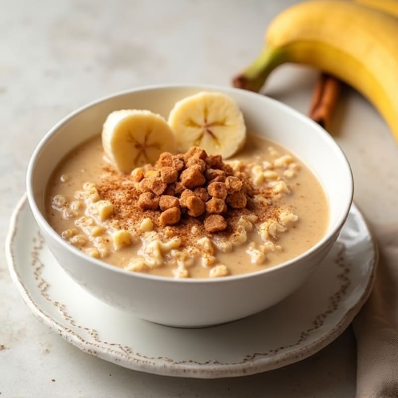 Warm Cinnamon Protein Oat Bowl