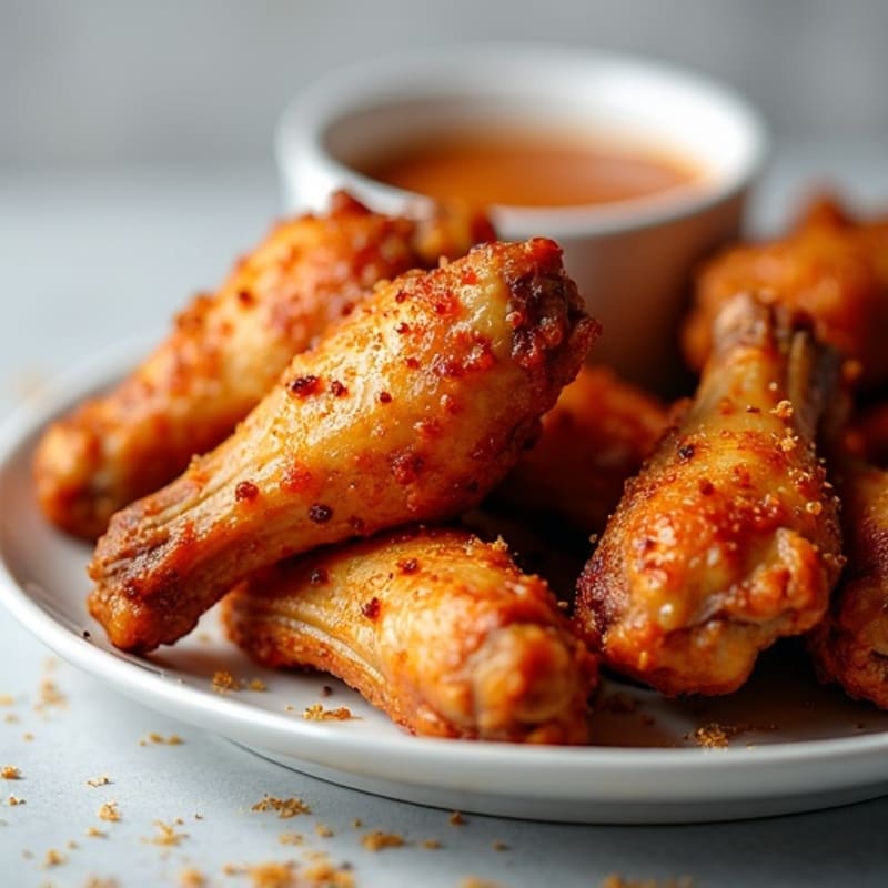 Crispy Baked Honey-Glazed Chicken Wings