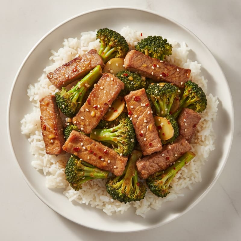 Sesame Beef & Broccoli Stir-Fry