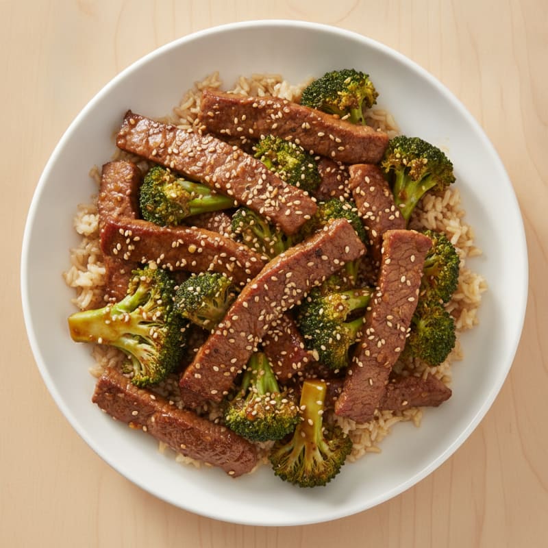 Sesame Beef and Broccoli Stir-Fry
