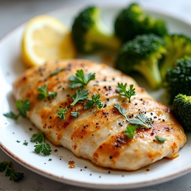 Sheet Pan Lemon Herb Chicken and Roasted Broccoli