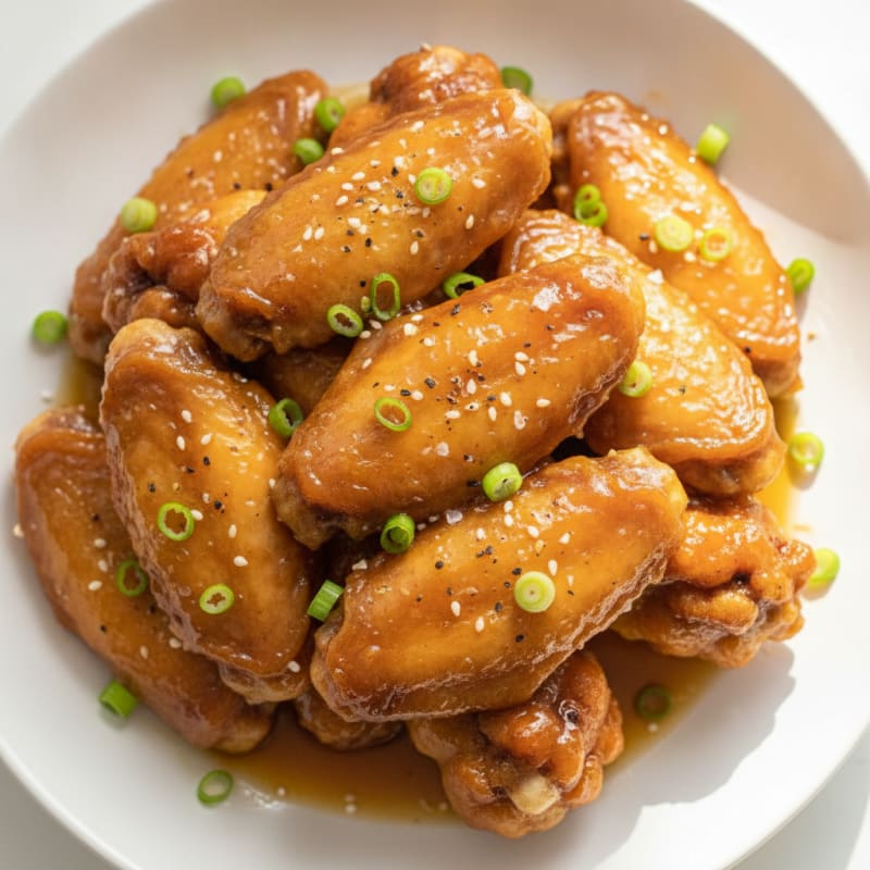 Honey-Garlic Glazed Chicken Wings