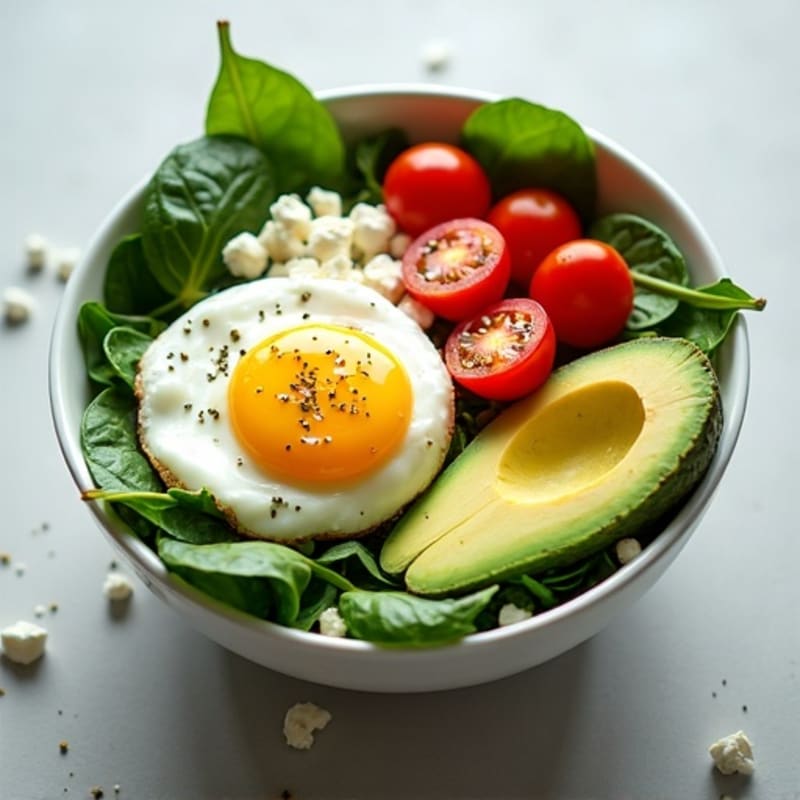 Protein-Packed Spinach and Egg White Breakfast Bowl