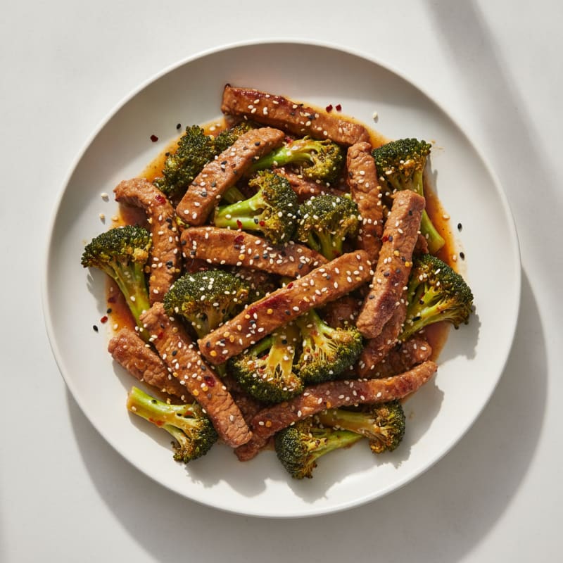 Sesame Beef & Broccoli Stir-Fry