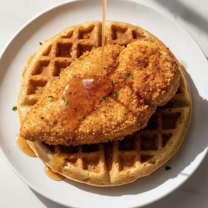 Golden Chicken & Waffles