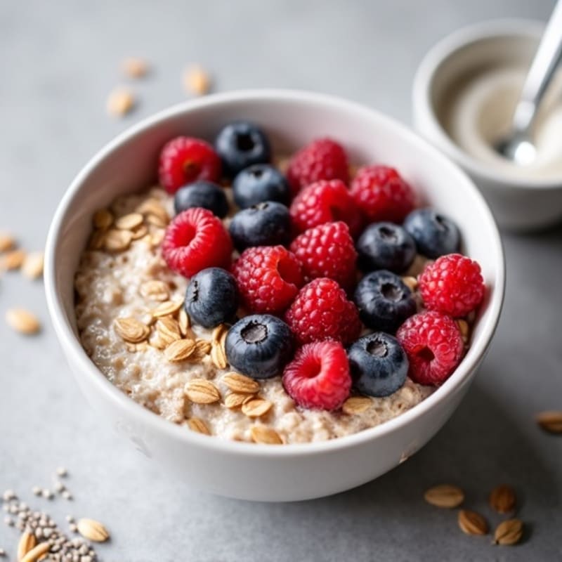 Protein-Packed Vanilla Berry Overnight Oats