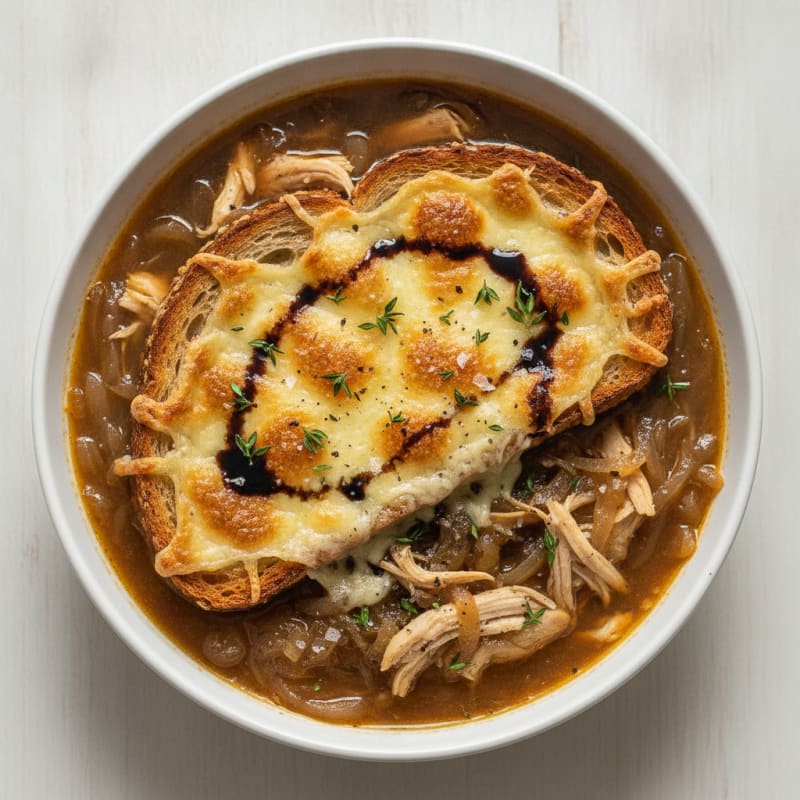 Caramelized Onion and Gruyere Soup