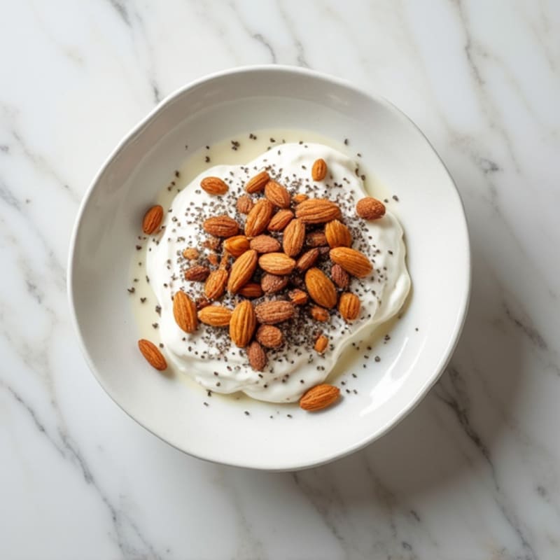 Greek Yogurt with Chia Seeds and Almonds
