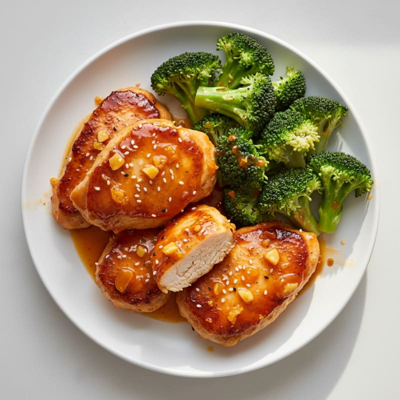 Crispy Orange-Glazed Chicken Thighs