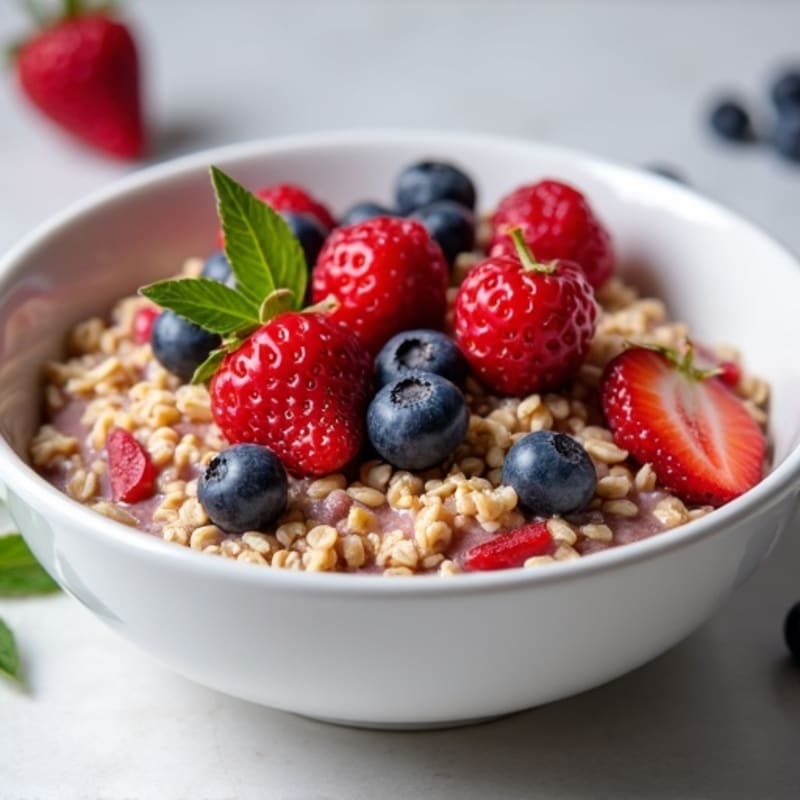 Protein-Packed Berry Oatmeal