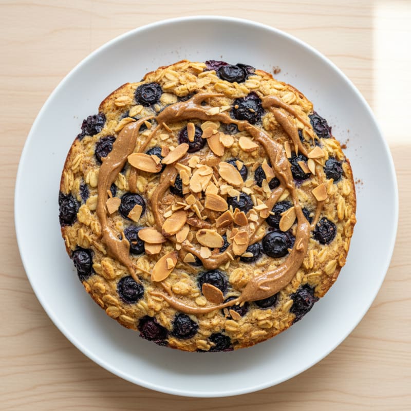 Berry-Almond Oatmeal Bake