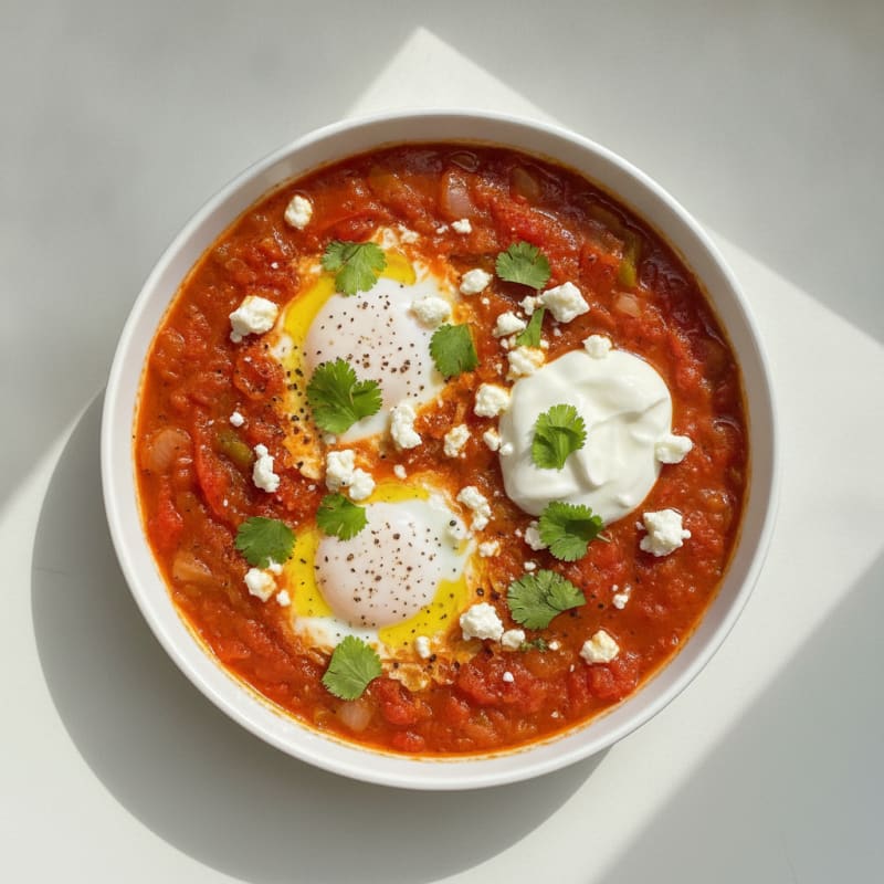 Spiced Tomato and Poached Egg Shakshuka
