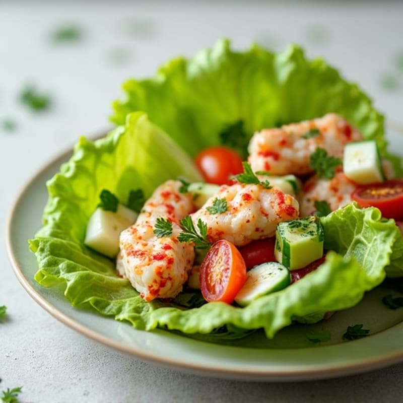 Fresh Herb Lobster Salad with Crisp Lettuce Cups