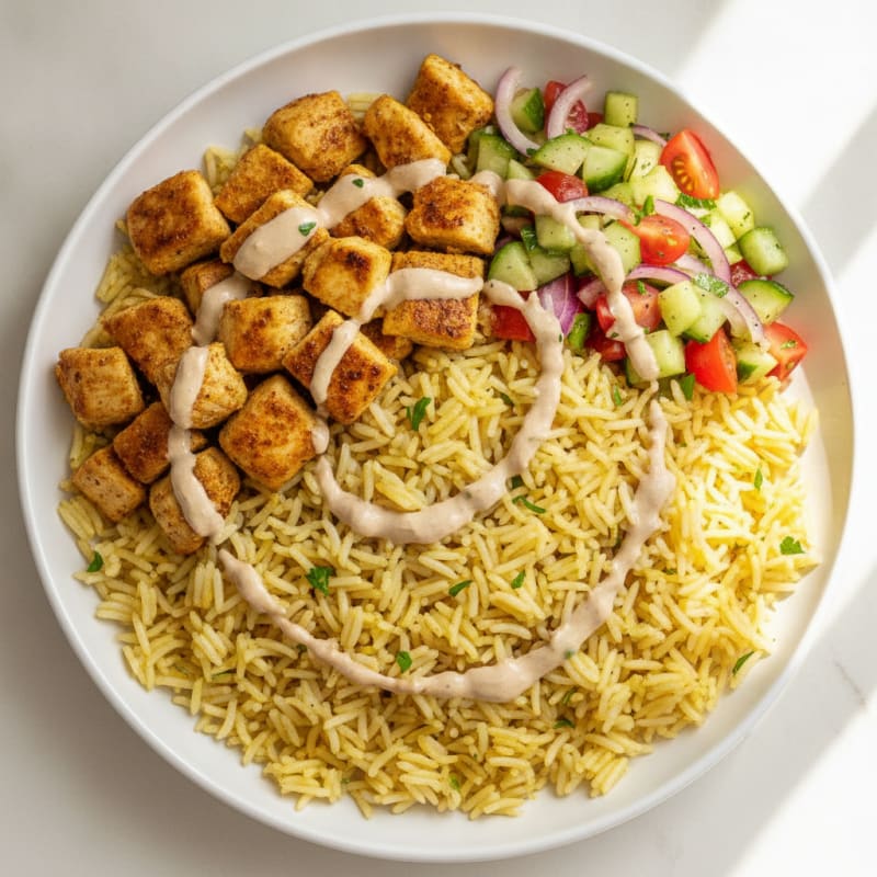 Chicken Shawarma Rice Bowl