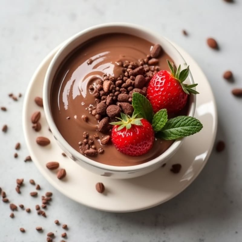 Silky Chocolate Protein Pudding