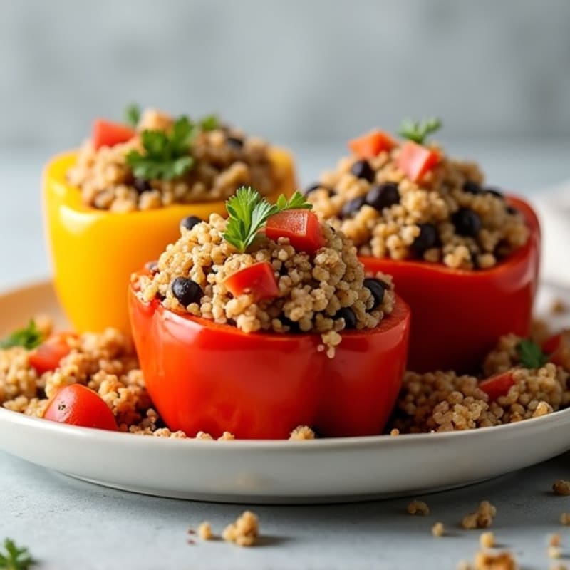 Hearty Lean Turkey Stuffed Peppers