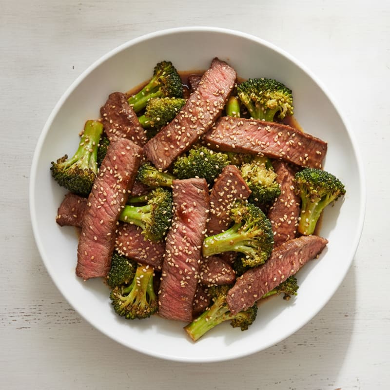 Sesame Beef and Broccoli Stir-Fry