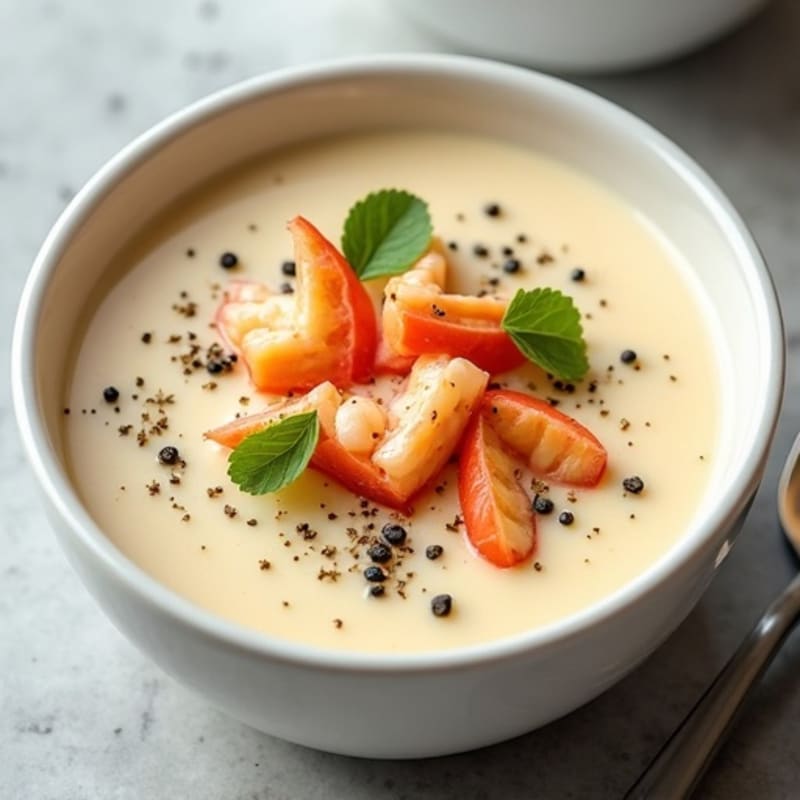 Healthy Creamy Lobster Bisque