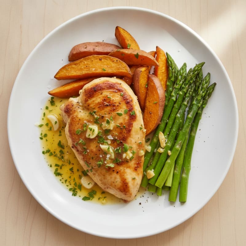 Pan-Seared Chicken with Lemon-Herb Sauce