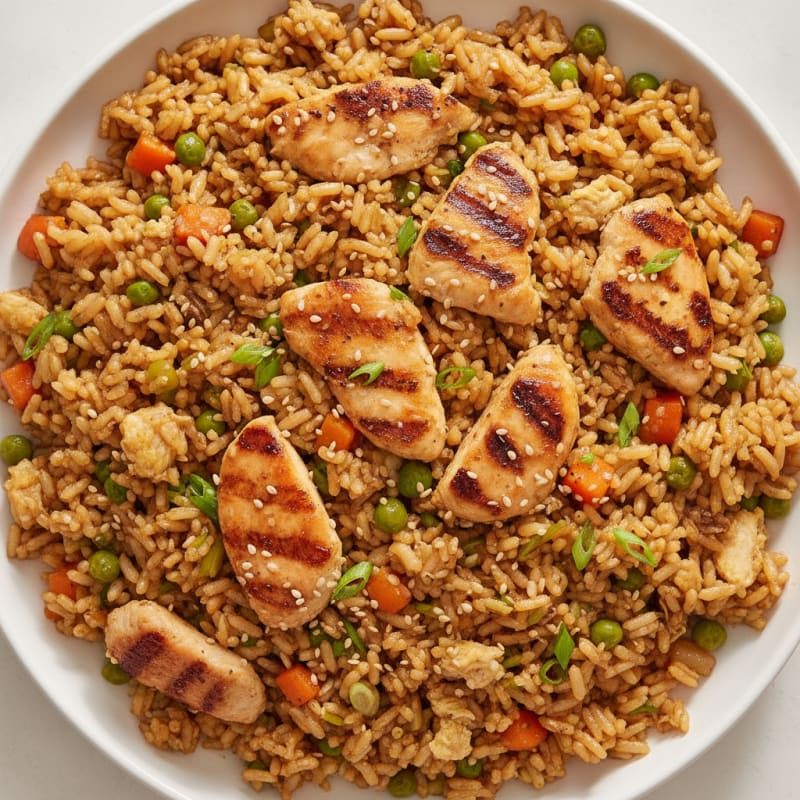 Savory Chicken and Vegetable Fried Rice
