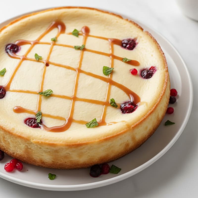 Creamy Greek Yogurt Protein Cheesecake