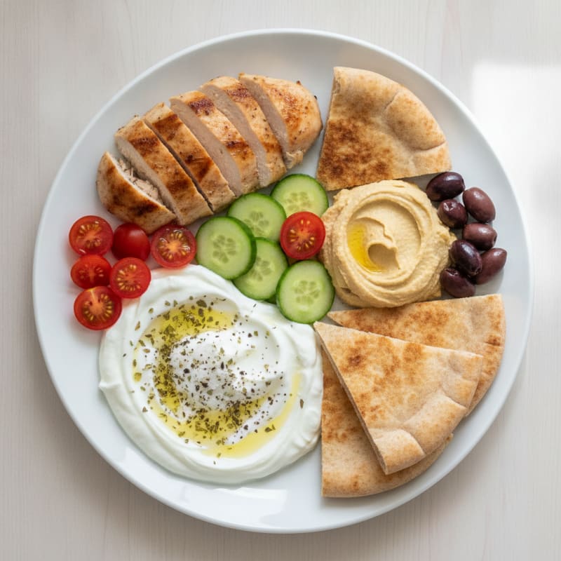 Mediterranean Mezze Snack Platter