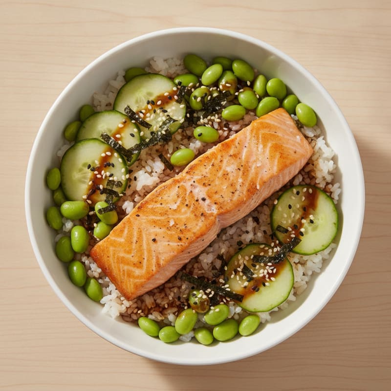 Salmon Sushi Rice Bowl