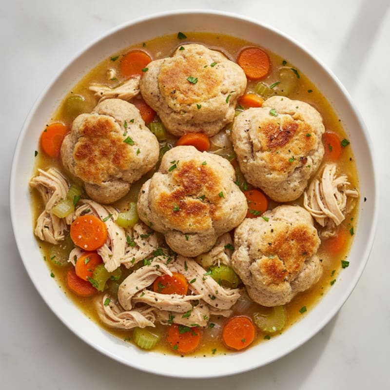 Homestyle Chicken and Herb Dumplings