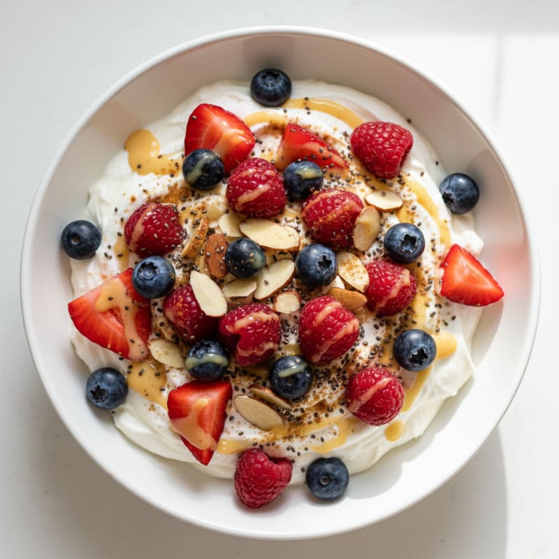 Creamy Berry Yogurt Breakfast Bowl