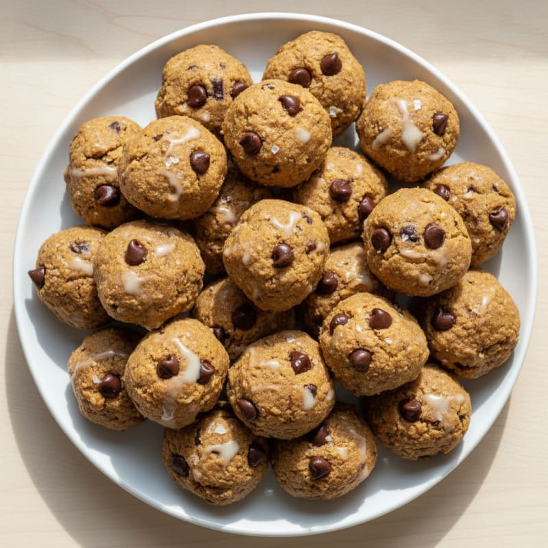 No-Bake Chocolate Chip Protein Bites