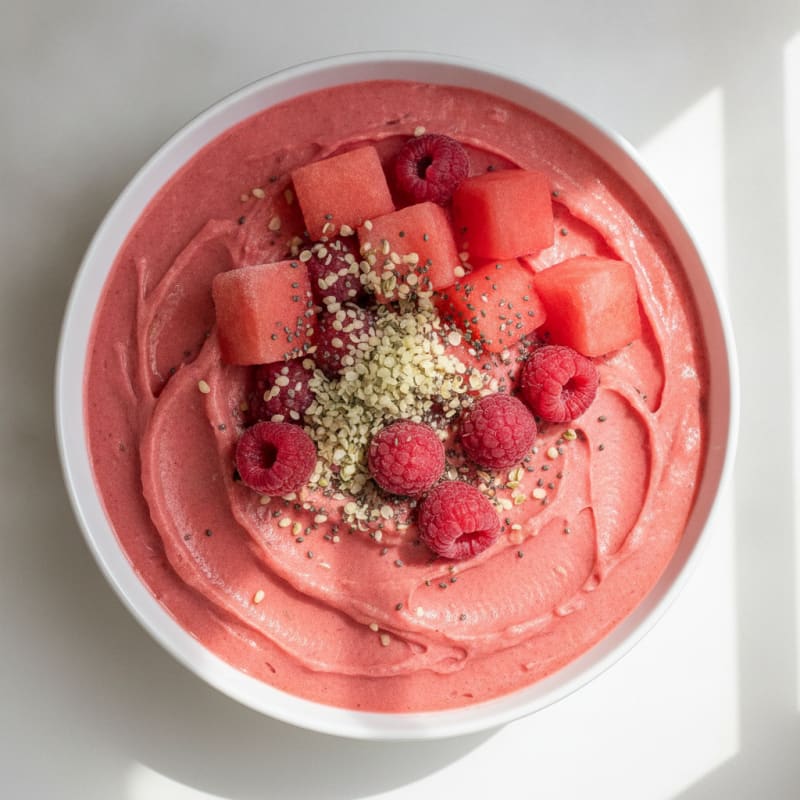 Watermelon Berry Smoothie Bowl