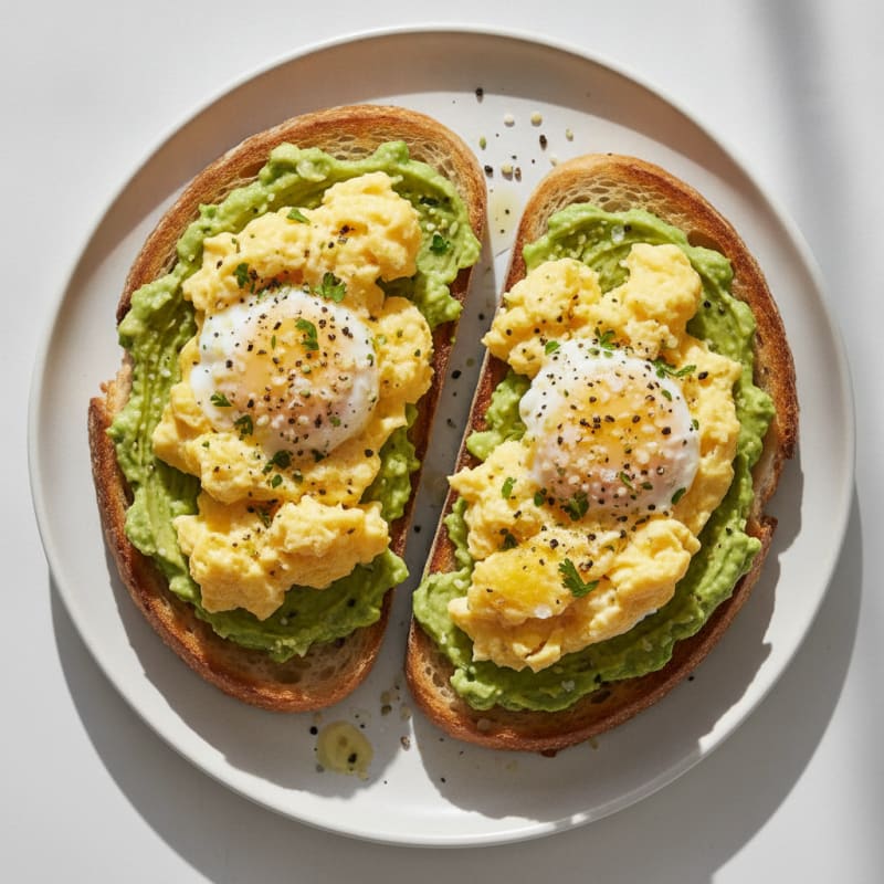 Avocado and Egg Sourdough Toast