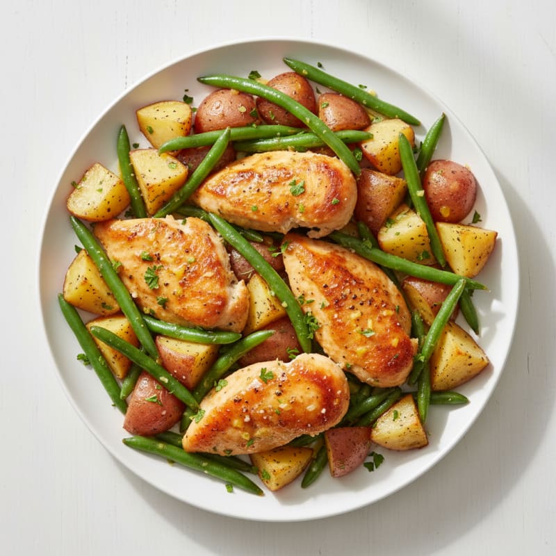 Sheet Pan Lemon Herb Chicken and Potatoes
