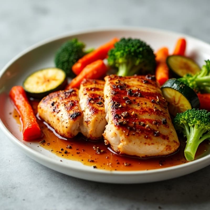 Sheet Pan Teriyaki Chicken with Roasted Vegetables