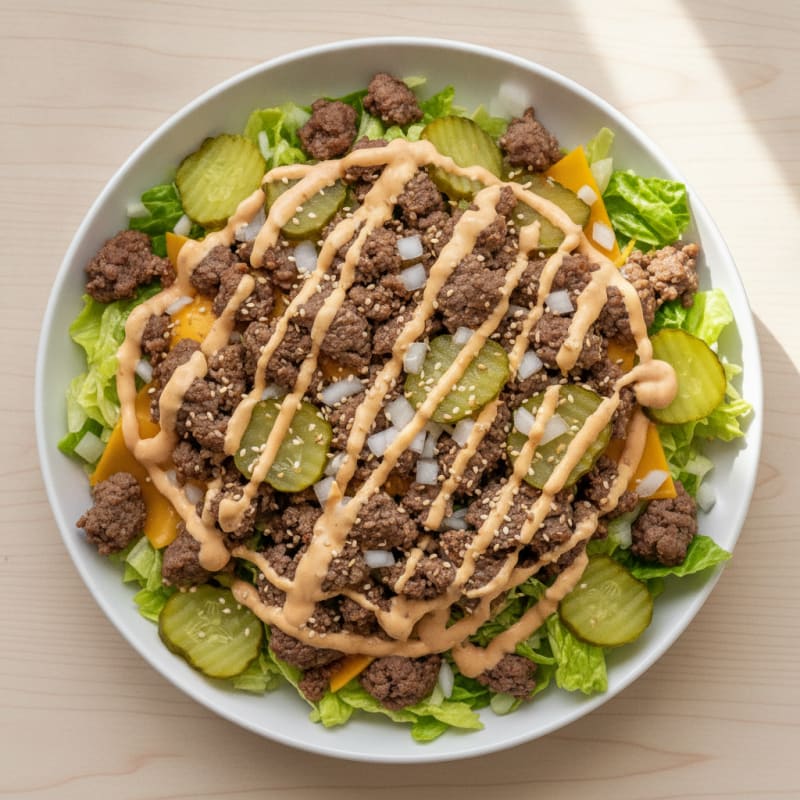 Big Mac Inspired Protein Power Bowl