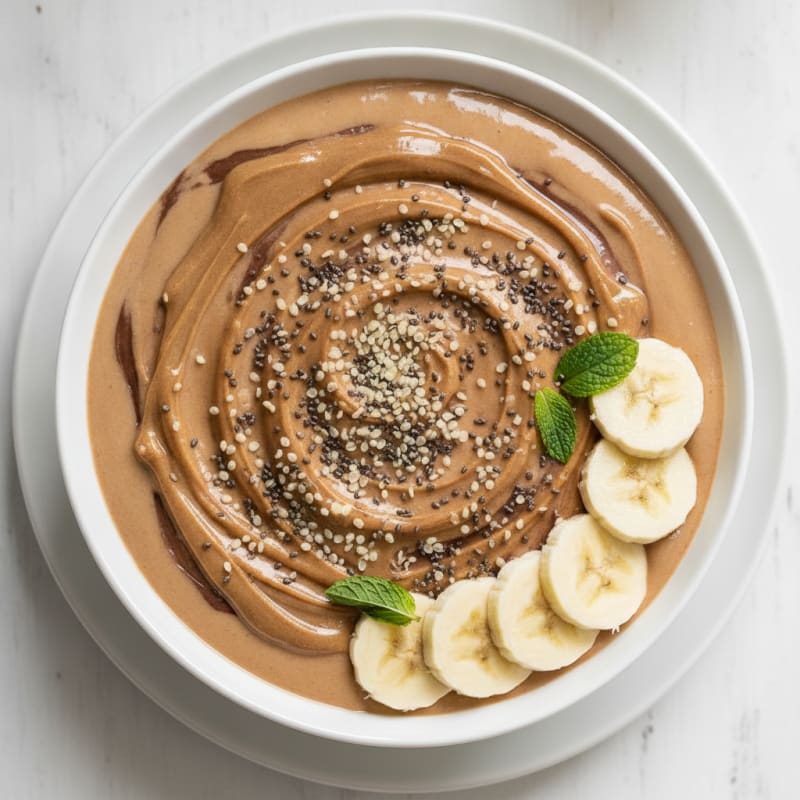 Peanut Butter Banana Cocoa Smoothie
