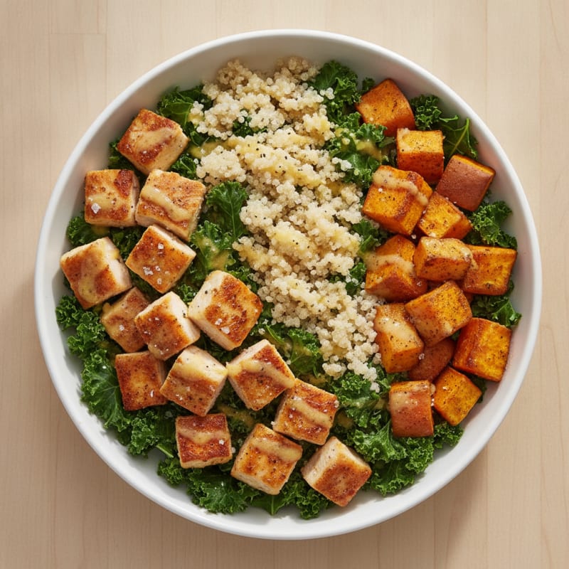 Chicken and Sweet Potato Quinoa Bowl