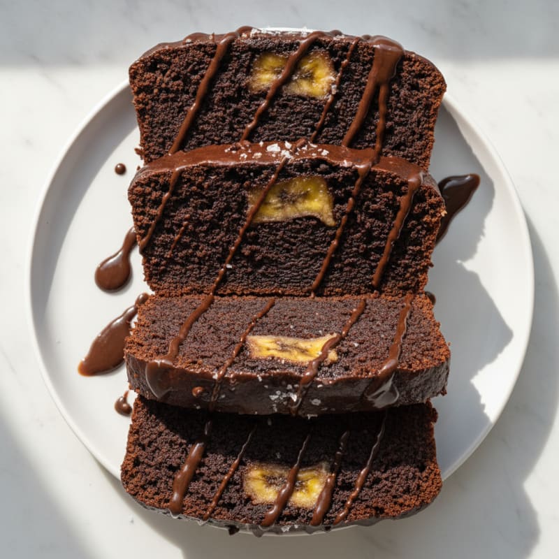 High-Protein Vegan Chocolate Banana Loaf