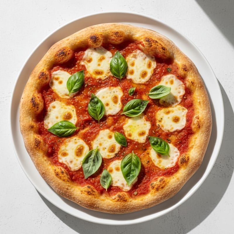 Classic Margherita Pizza with Fresh Basil