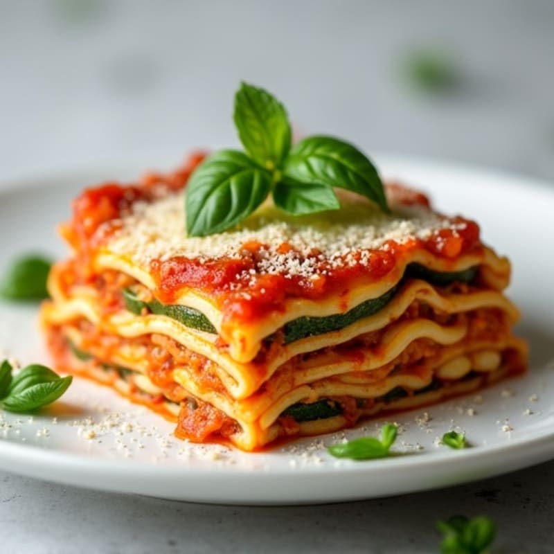 Lean Turkey Zucchini Lasagna