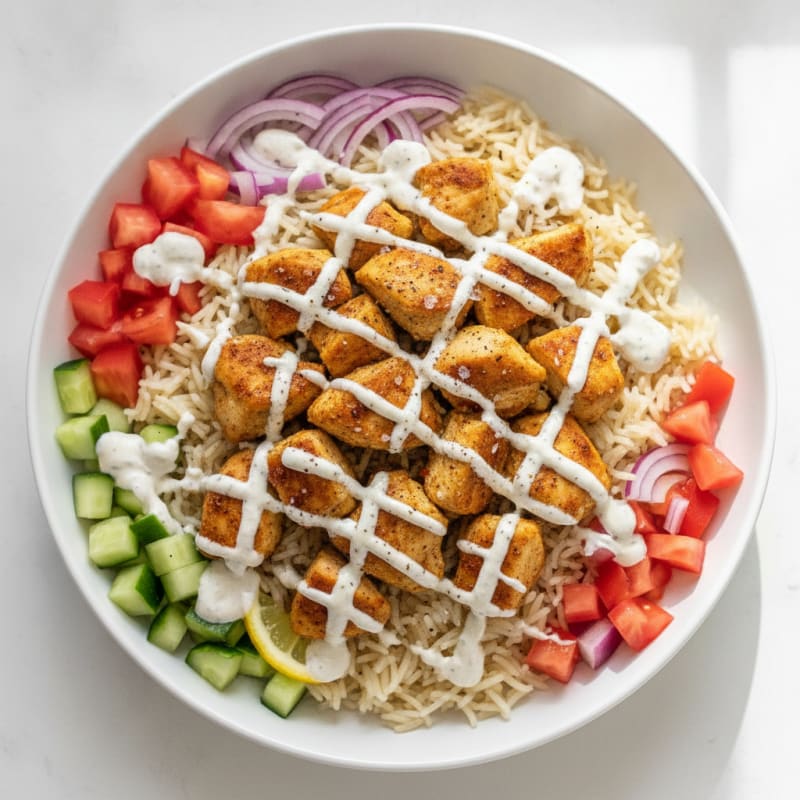 Chicken Shawarma Rice Bowl