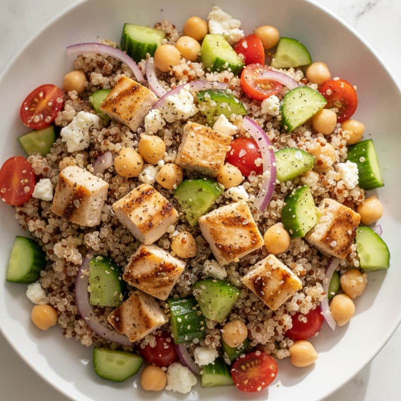 Mediterranean Quinoa Bean Salad