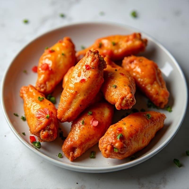 Crispy Baked Buffalo Chicken Wings