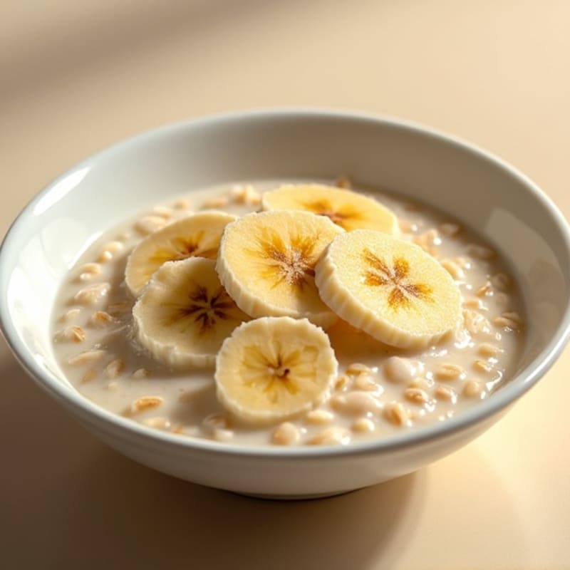 Creamy Vanilla Pea Protein Oatmeal Bowl